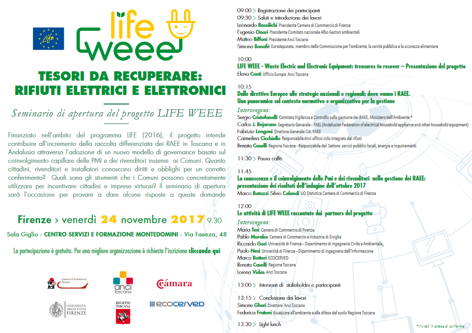 AnciToscana. Tesori da recuperare: i rifiuti elettrici ed elettronici