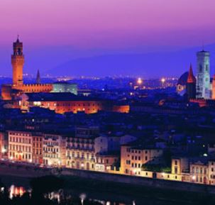 Firenze dal Piazzale Michelangelo in una immagine dal portale giovani del Comune di Firenze