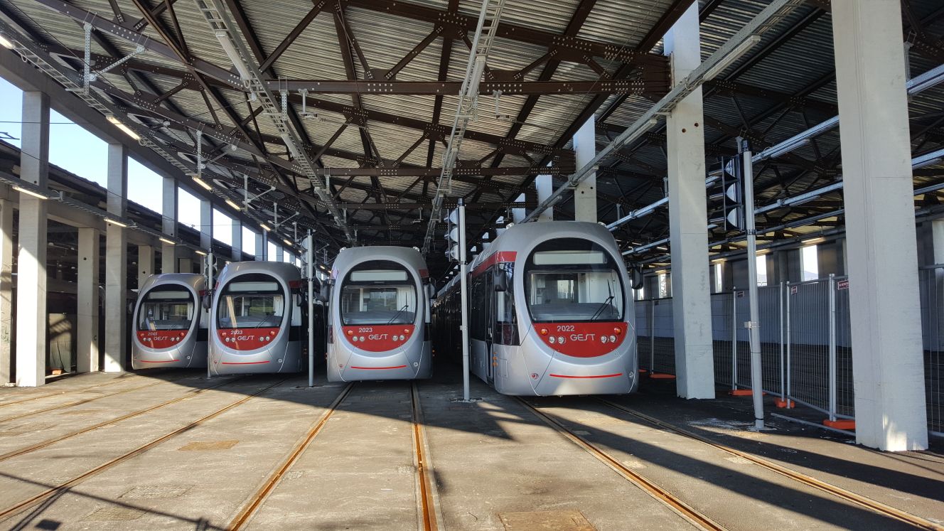 deposito tram di Villa Costanza
