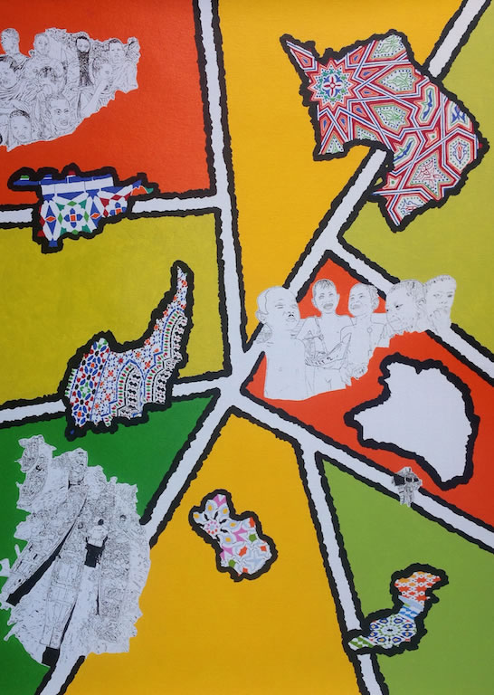 Immagine di Isla Dieciocho, 2014, olio su tela