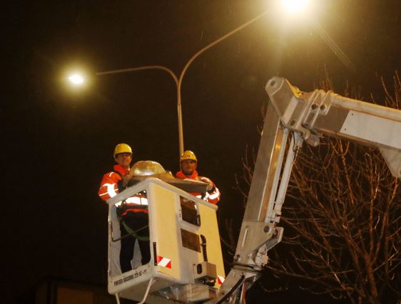 Sostituzione lampade in Viale Guidoni