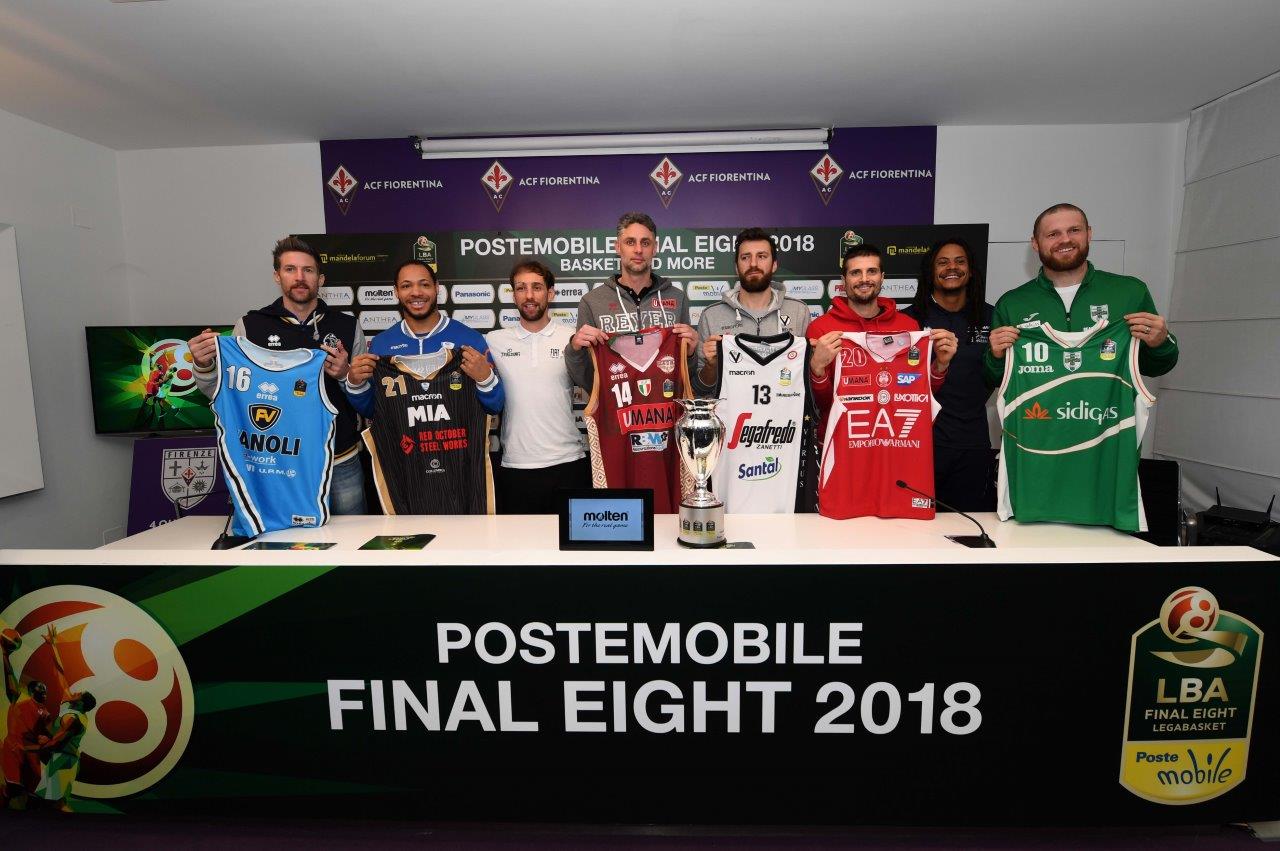 PosteMobile Final Eight 2018 conferenza 12 febbraio 2018
