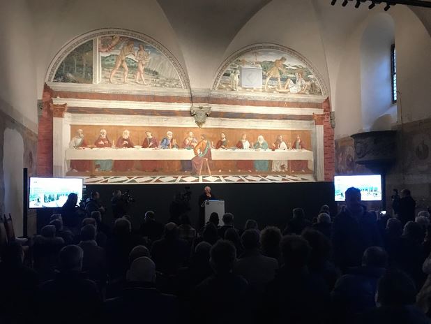 Nuova illuminazione per il refettorio della Abbazia di San Michele Arcangelo a Badia a Passignano