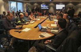 Tavolo al Dipartimento della Protezione Civile