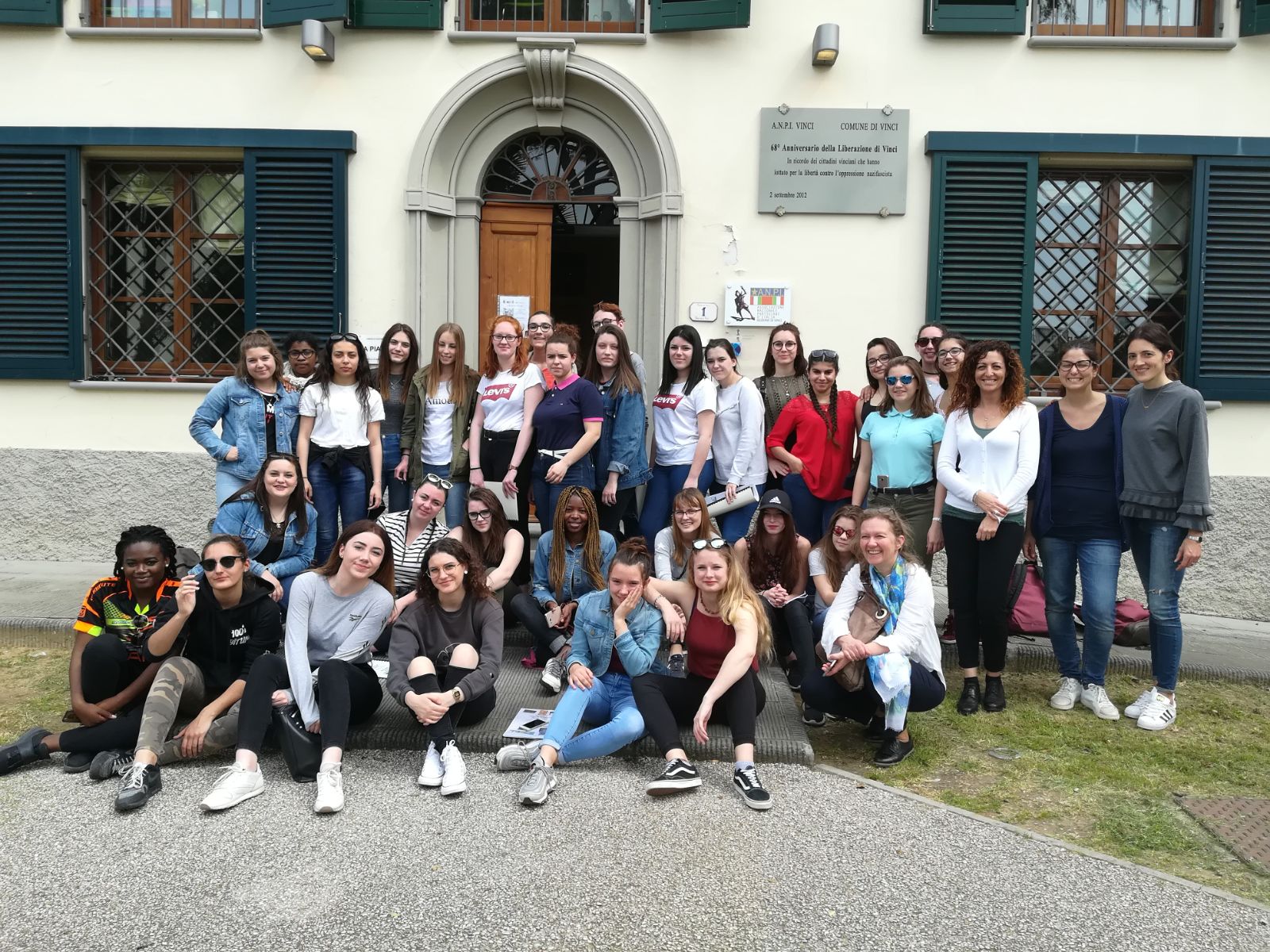 Studenti di Amboise in visita a Vinci (Fonte foto comune) 