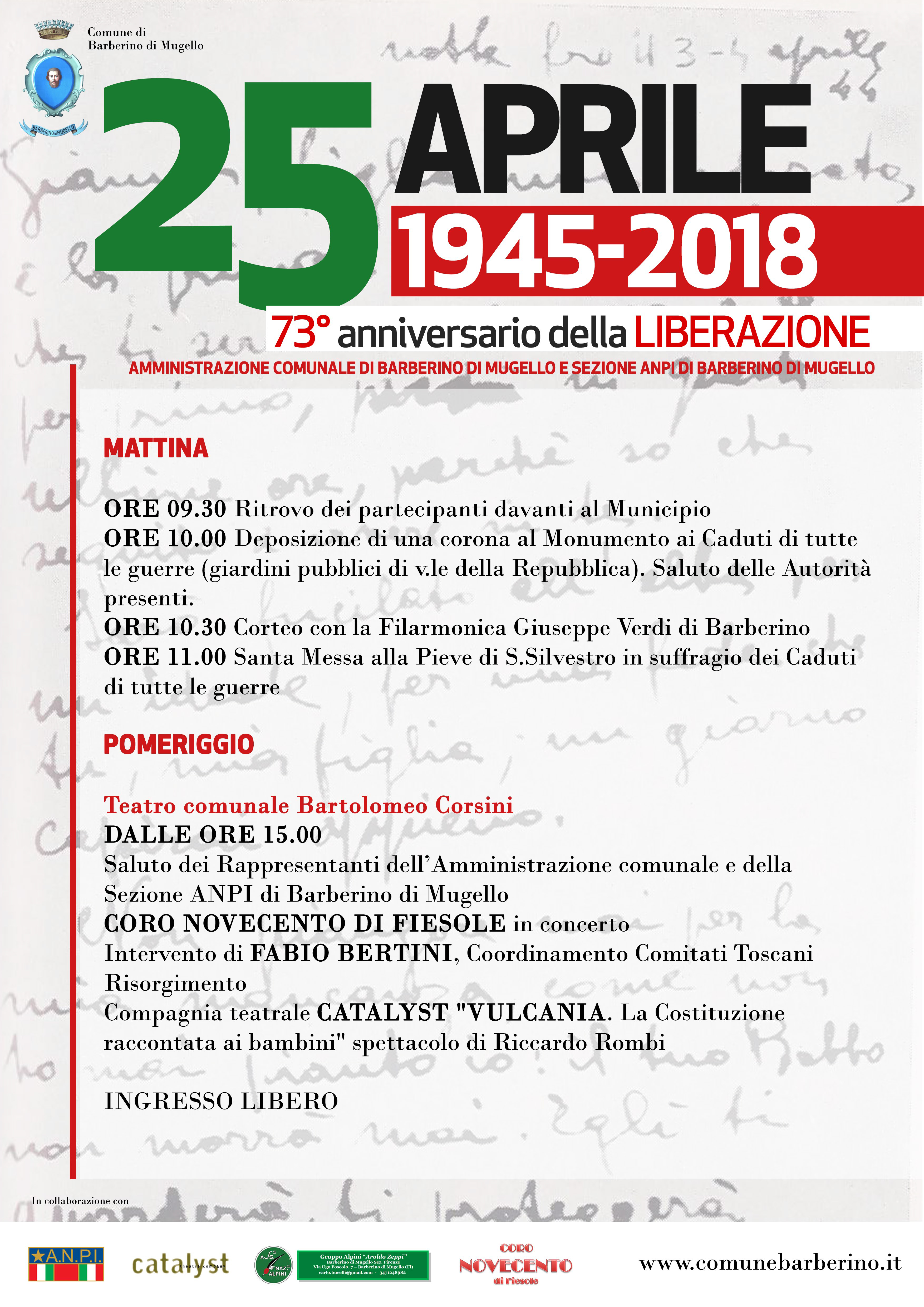 Locandina 25 aprile