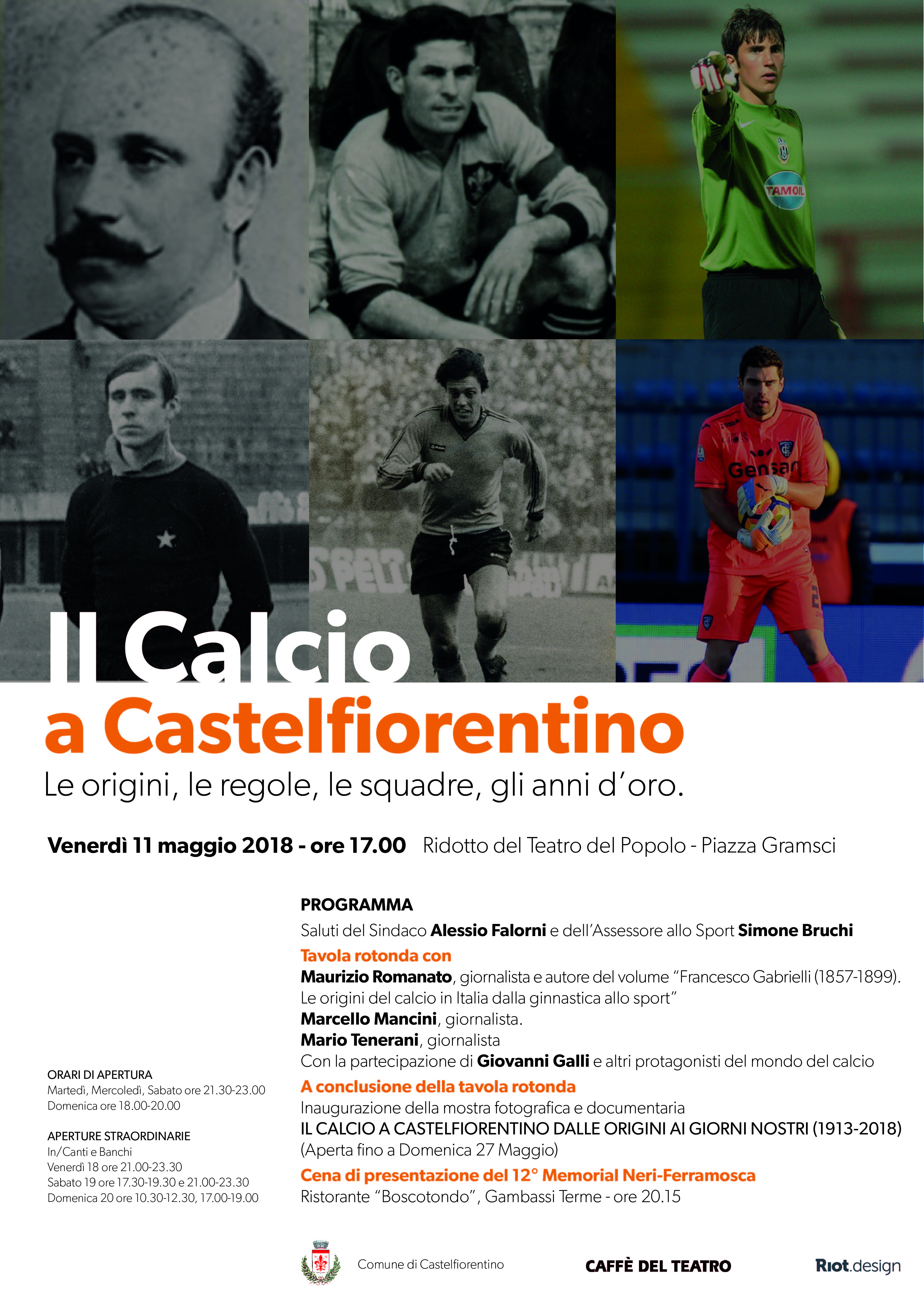 Locandina 'Il calcio a Castelfiorentino'