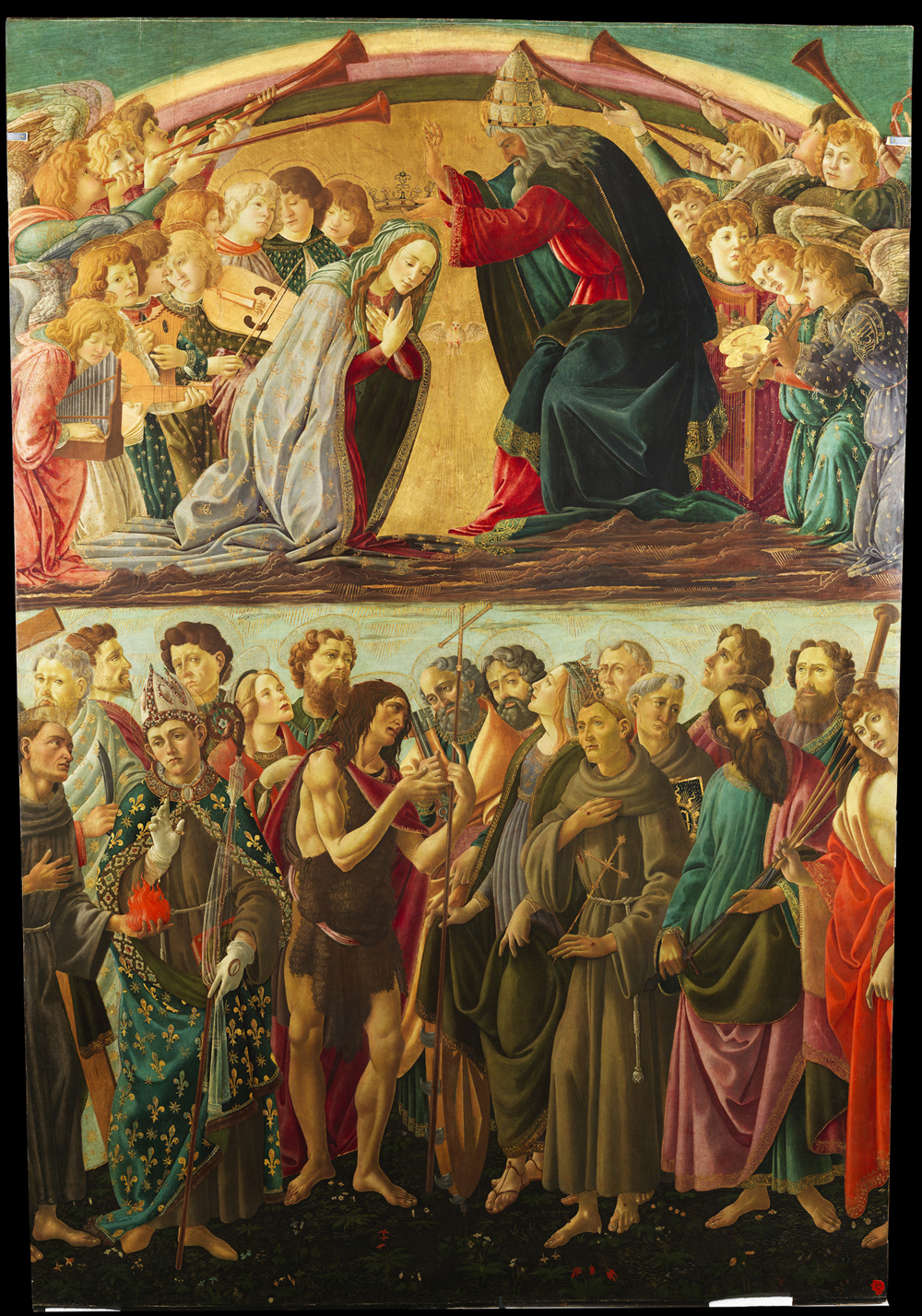 Botticelli incoronazione delle vergini (fonte foto comunicato stampa)