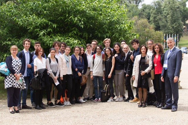 Foto di gruppo a Villa Salviati