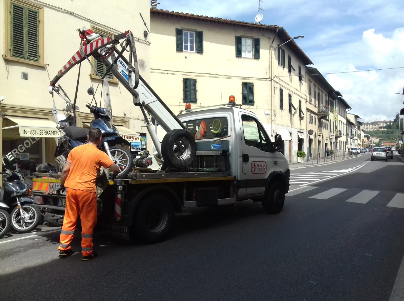 Recupero scooter rubato al Galluzzo