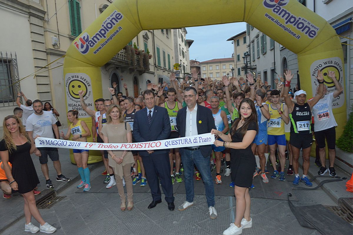 19^ Trofeo della Questura di Prato, al via 750 podisti (fonte foto comunicato stampa)