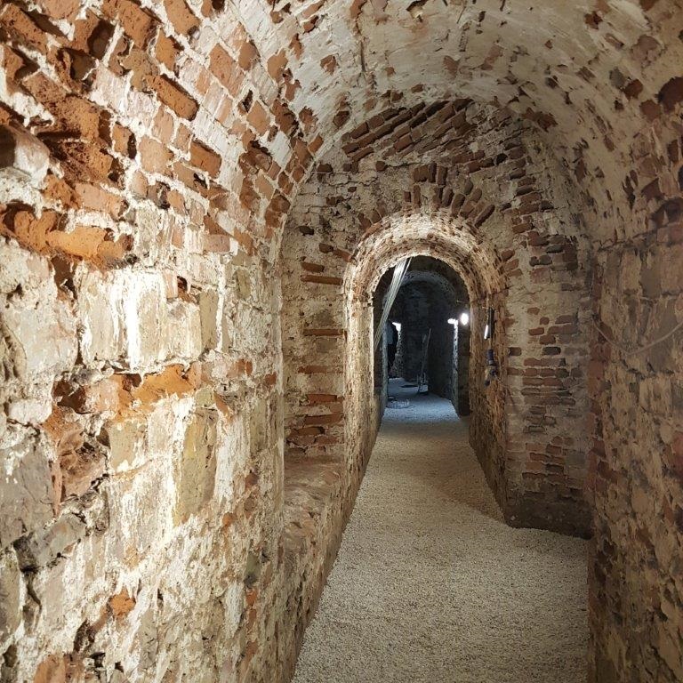 I camminamenti sotterranei della fortezza di S, Giovanni