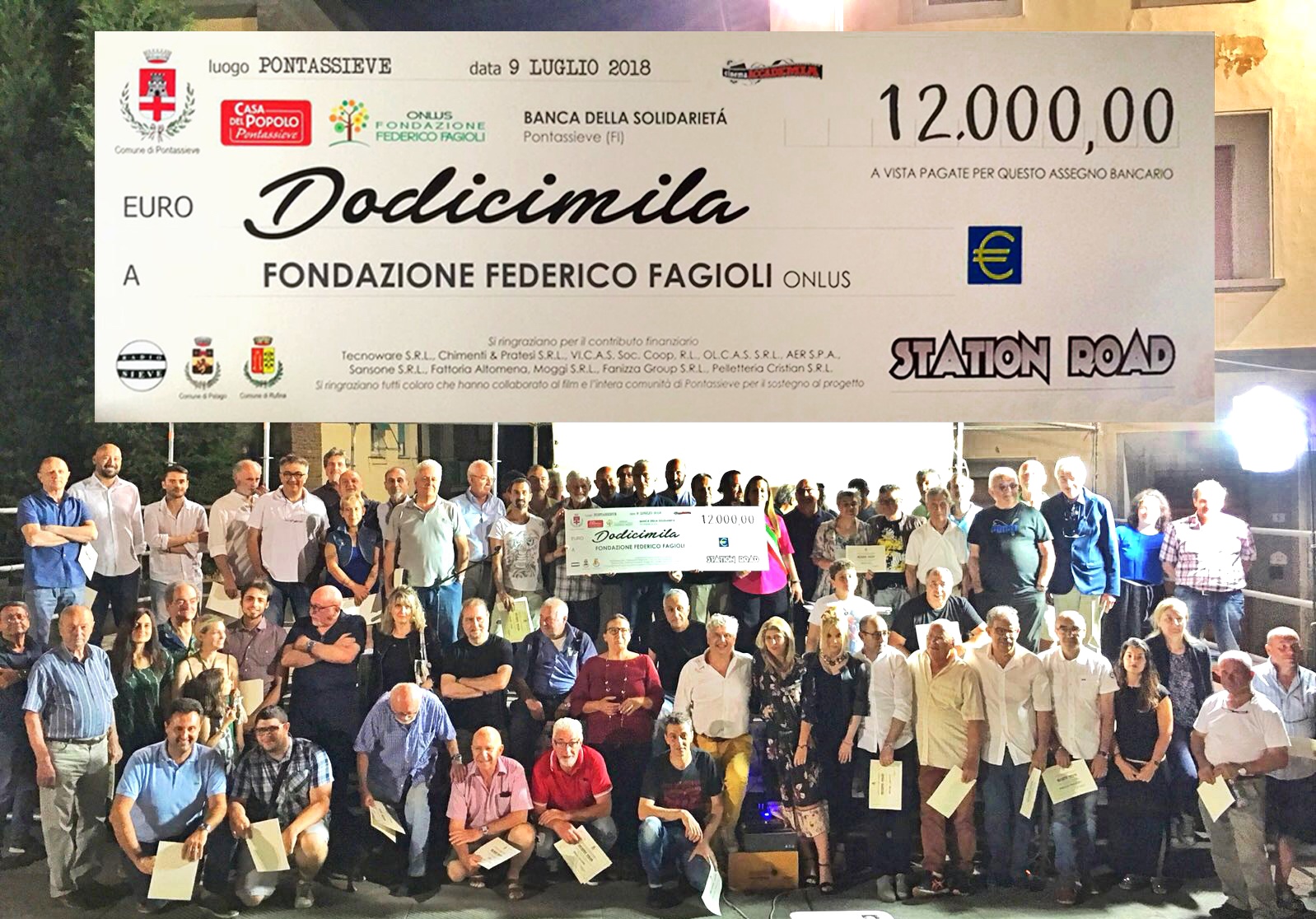 12.000 euro raccolti per la Fondazione Fagioli