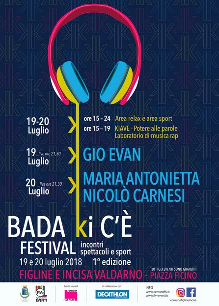 Locandina Bada Ki c’e' Festival