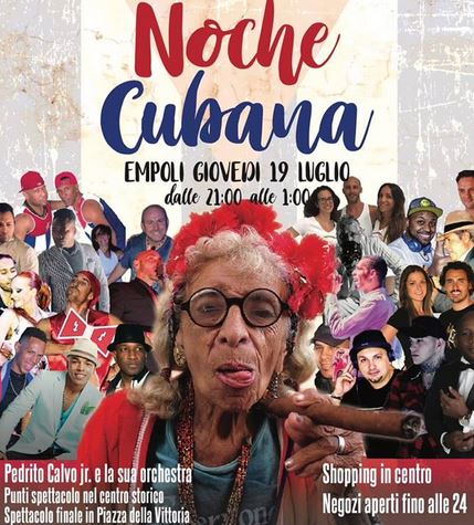 Manifesto Noche Cubana a Empoli