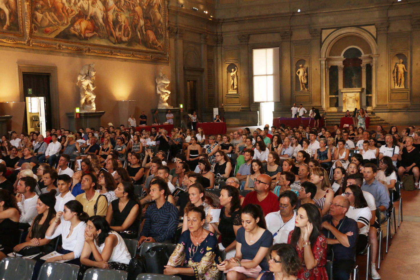 I neodiciottenni fiorentini festeggiano in Palazzo Vecchio (STUDIO ASSOCIATO CGE FOTOGIORNALISMO)