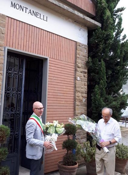 Cerimonia a Fucecchio nell'anniversario della morte di Indro Montanelli