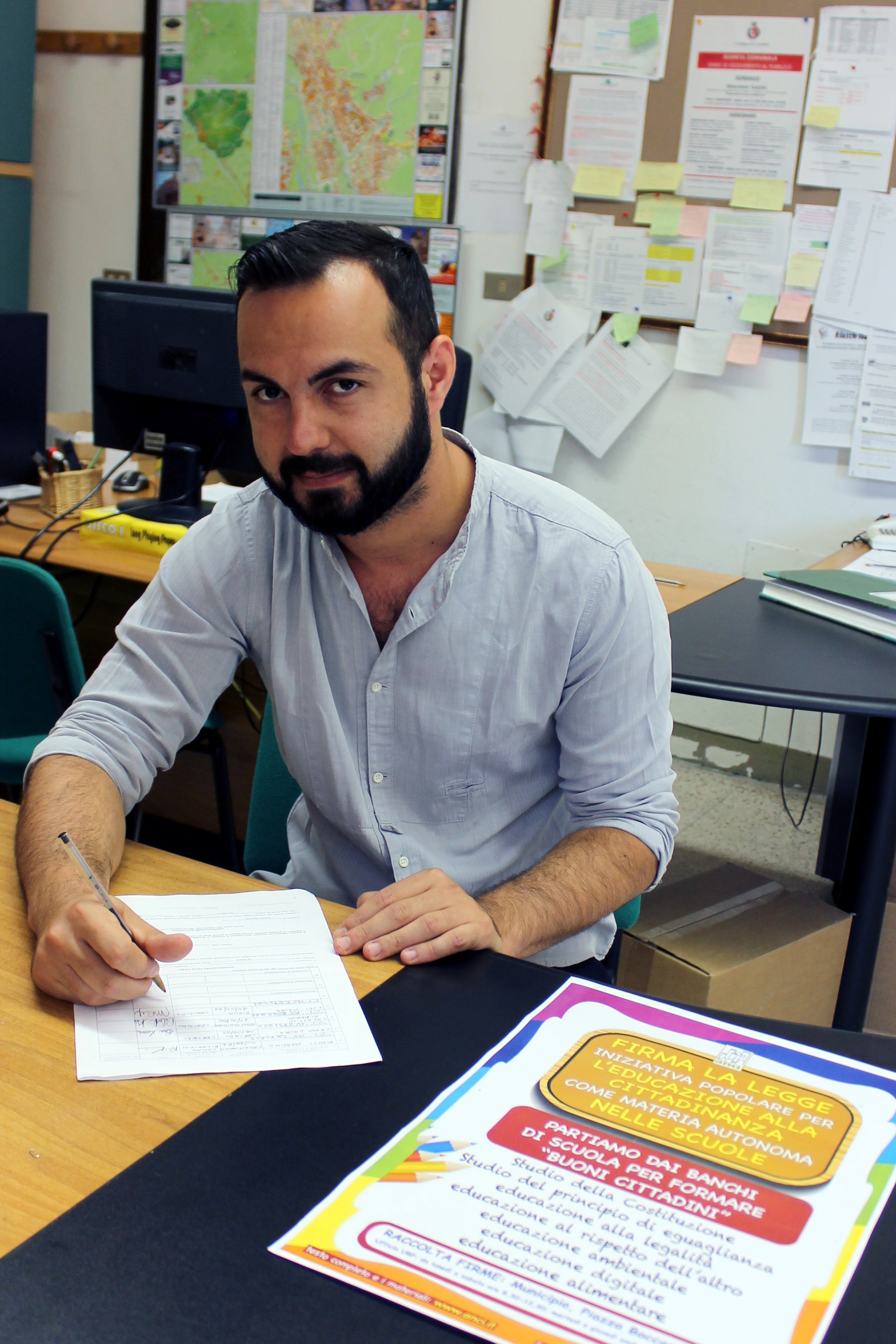 Educazione civica,invito a firmare