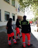 Volontari di protezione civile a Scandicci