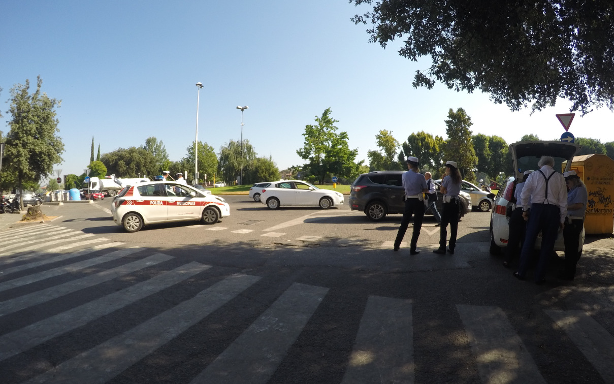 Controlli della Polizia Municipale - fonte Comune di Firenze