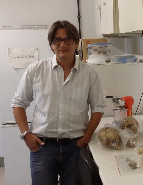 David Caramelli, docente di Antropologia all'Università di Firenze