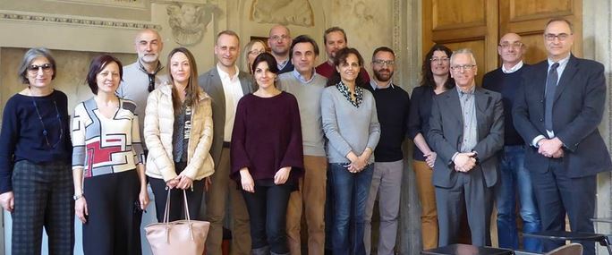 Il gruppo di ricerca del progetto ADA (foto Azienda Usl Toscana Centro) 