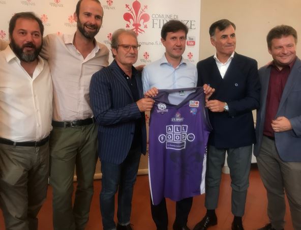 Presentazione della Fiorentina Basket in Palazzo Vecchio