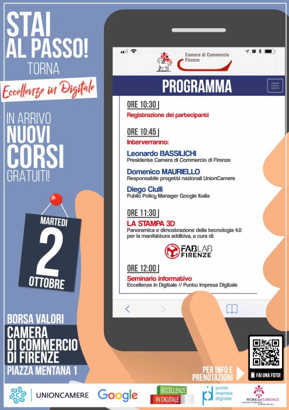 Locandina presentazione 'Eccellenze in digitale'