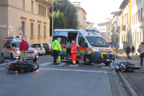 L'incidente di via XX settembre (fonte foto comunicato)