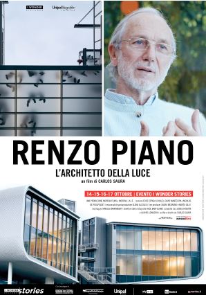 Locandina 'Renzo Piano. L’architetto della luce'