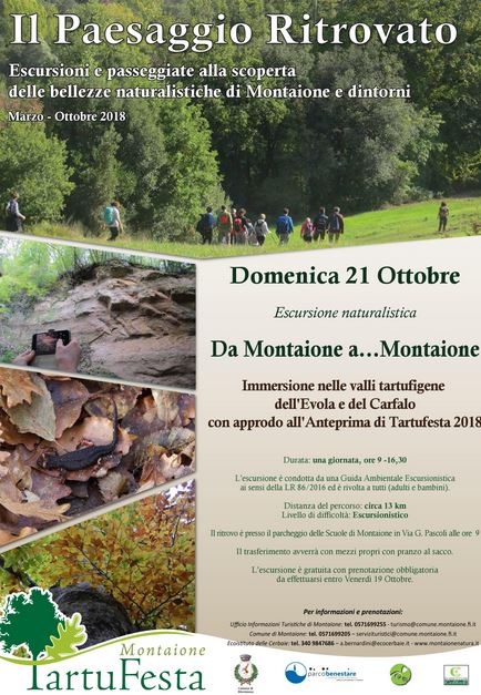 Manifesto 'Il paesaggio ritrovato' a Montaione