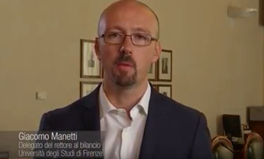 Bilancio sociale, presentazione (fonte frame video Università di Firenze)