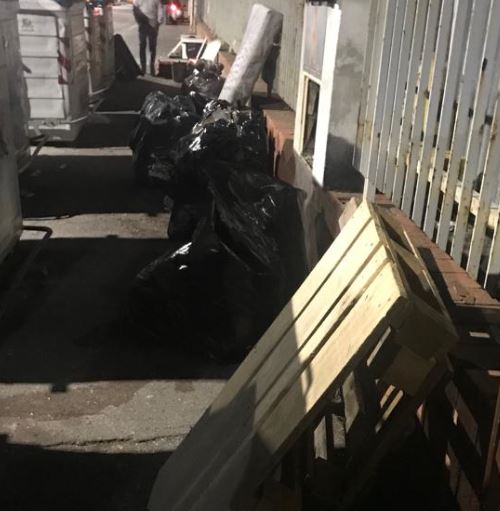 I rifiuti abbandonati (foto da comunicato)