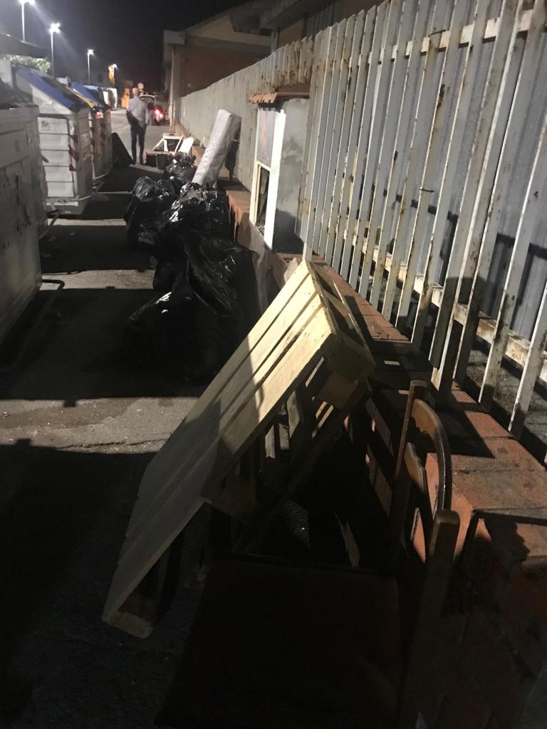 I rifiuti abbandonati (foto da comunicato)