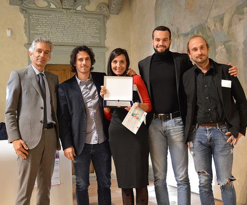 Gruppo di vincitori Start Cup Toscana 2018