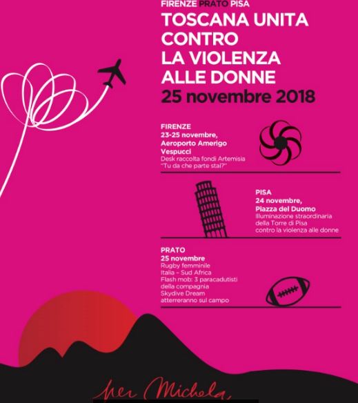 Manifesto di Toscana Aeroporti contro la violenza alle donne