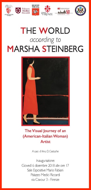 La locandina della mostra di Marsha Steinberg