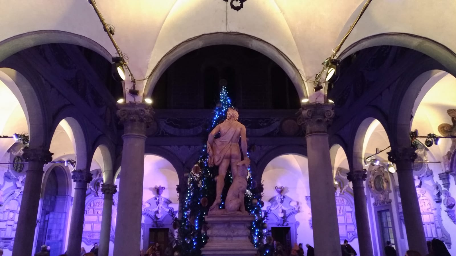 Le luci di F-light in Palazzo Medici Riccardi