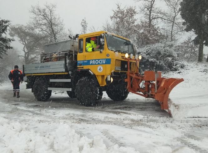 Neve sul territorio di Figline e Incisa