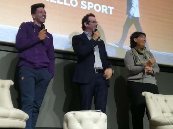 L'ass. Saccardi al convegno su violenza e sport (foto da comunicato RT)