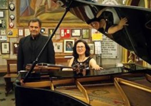 il duo Gaudieri – Bisegna in concerto a Careggi (foto da sito AGIMUS)
