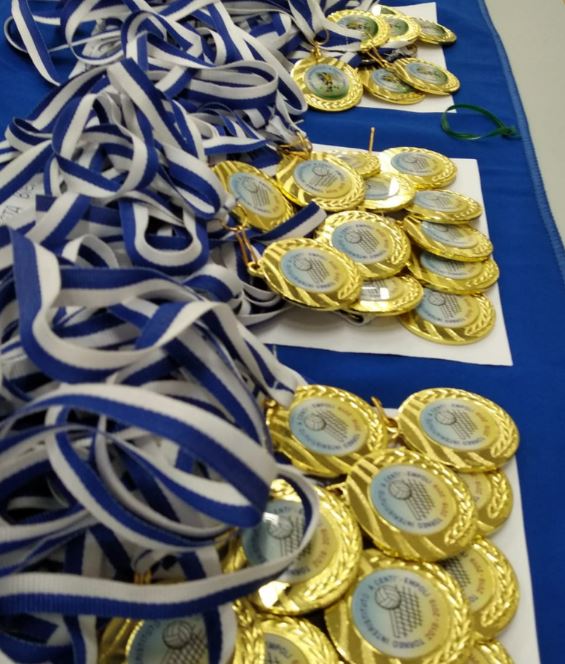 Le medaglie per la premiazione