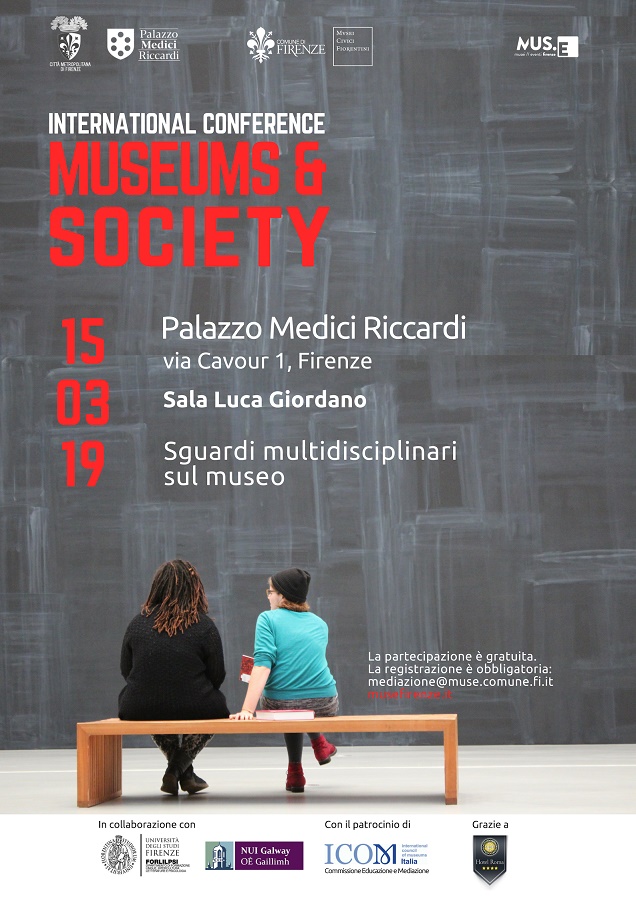 La locandina del convegno internazionale 'Museums and Society'