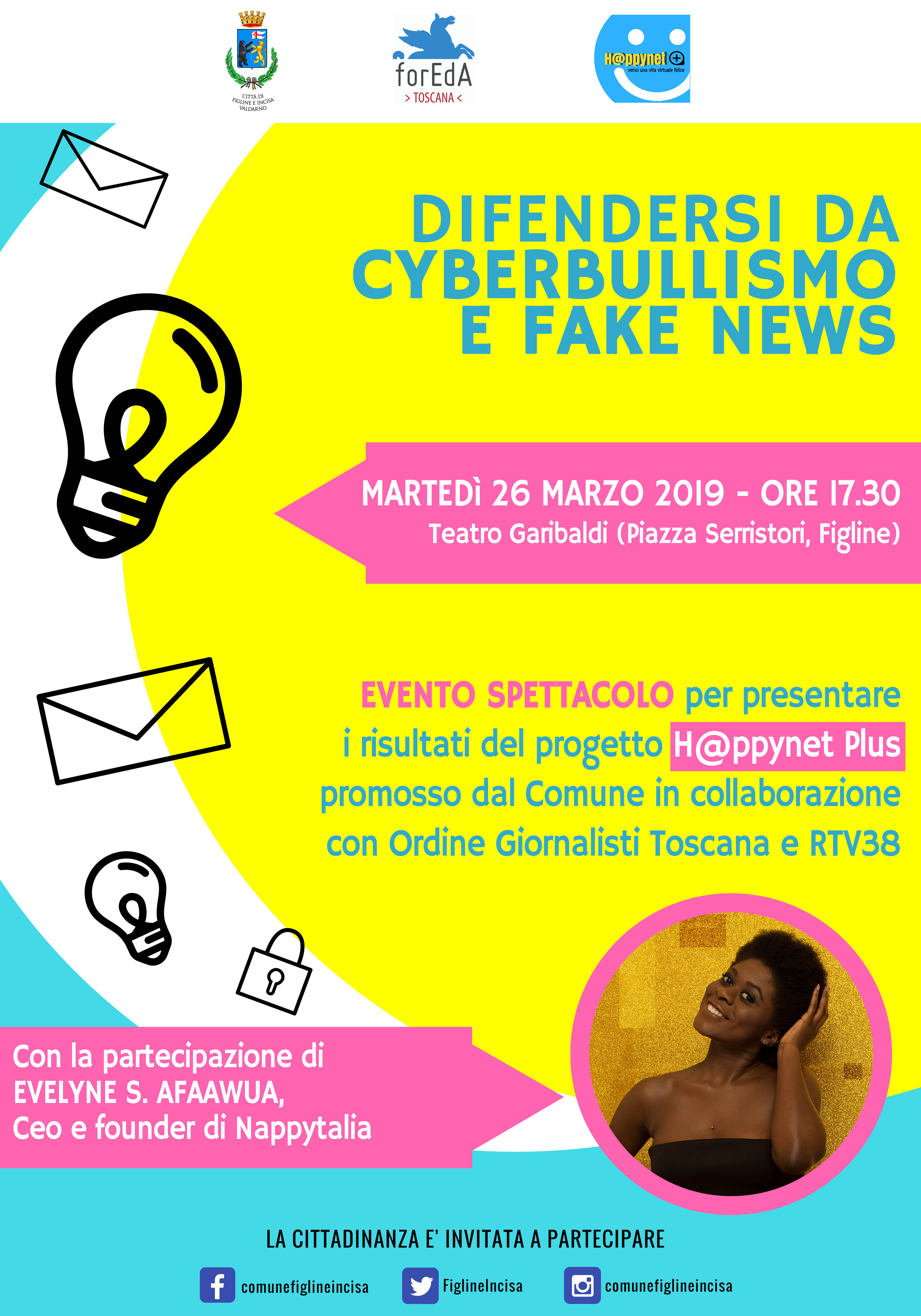 La locandina di H@ppynet+ (immagine da comunicato) 