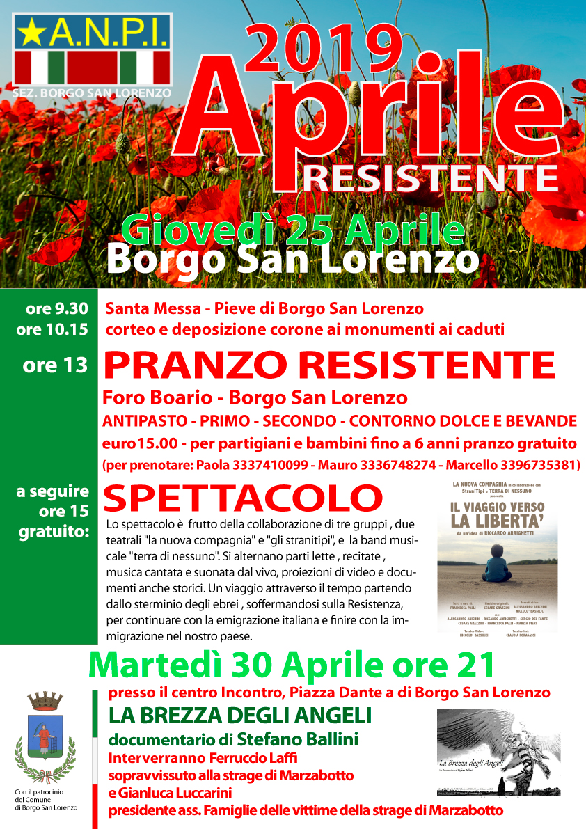 Evento 25 aprile a Borgo San Lorenzo
