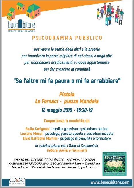 La locandina dello psicodramma (immagine da comunicato)
