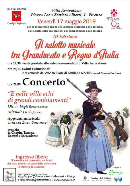 La locandina del concerto (immagine da comunicato)