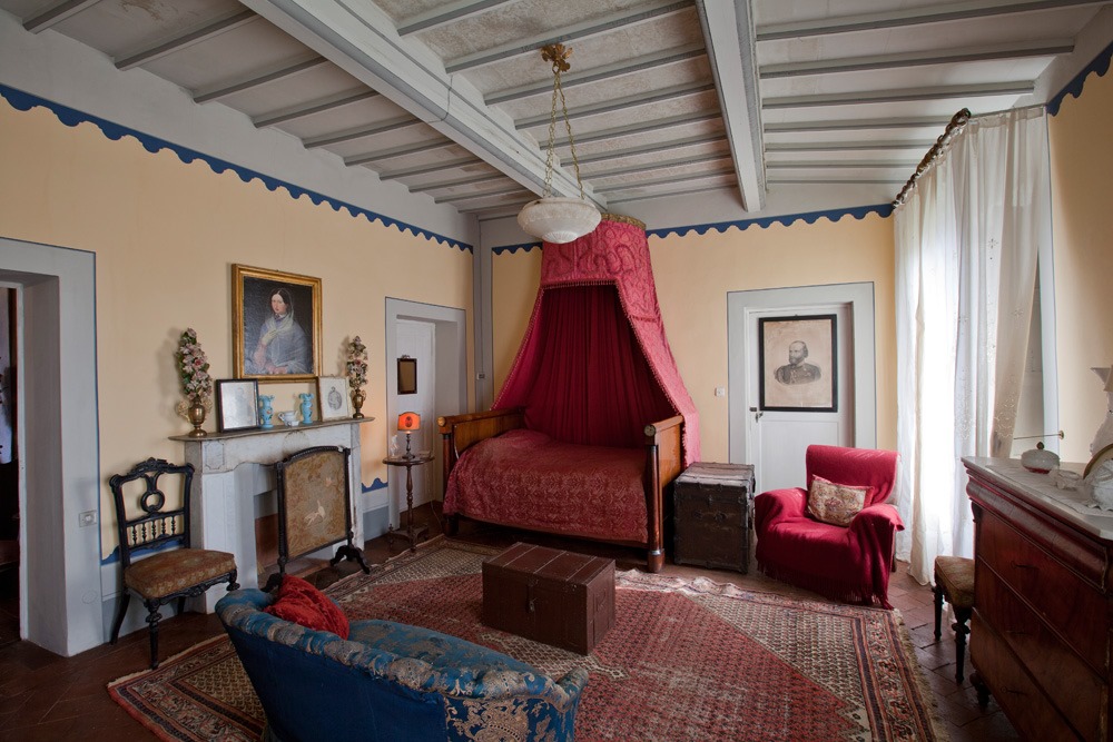 Villa Garibaldi - la camera dove ha dormito Giuseppe Garibaldi