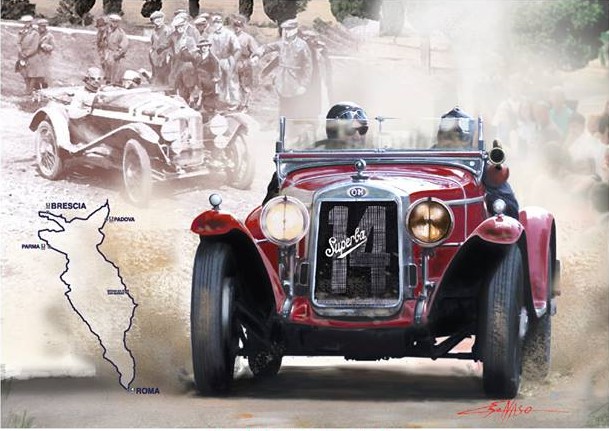 Arriva a Pistoia la Mille Miglia 