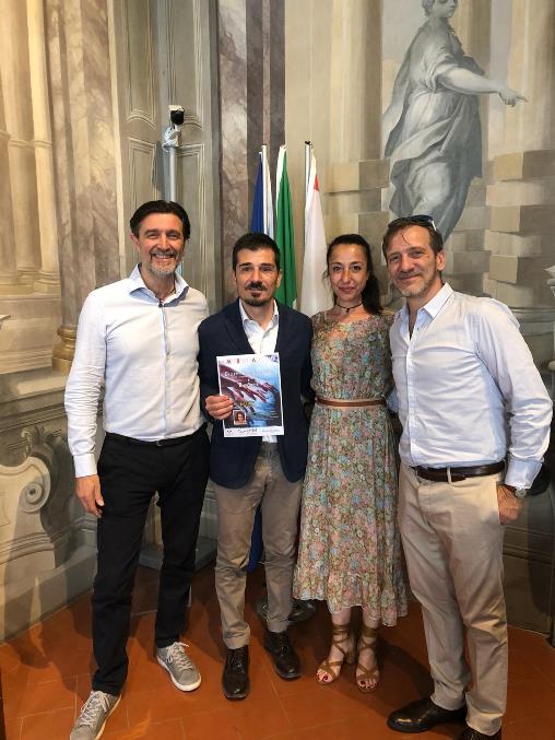 Da sinistra: Gianluca Daziano, Marco Stella, Silvia Cuomo, Massimiliano Terranova